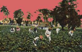 Cuban Artist Infuses Tobacco Leaves into Unique Portraits