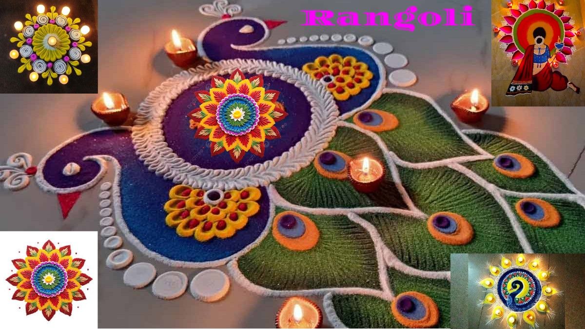 Basic rangoli designs for diwali