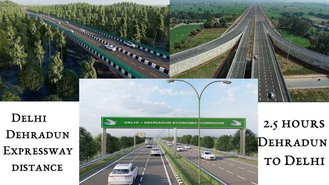 Delhi Dehradun Expressway distance