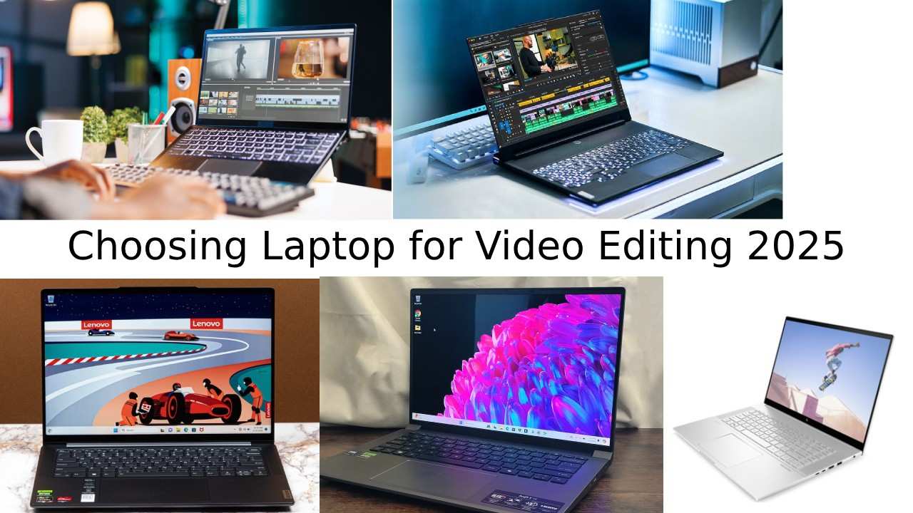 Choosing Laptop for Video Editing 2025