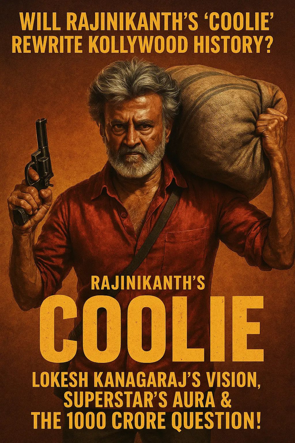 Coolie: Will Rajinikanth & Lokesh Kanagaraj Deliver Kollywood’s First ₹1000 Crore Blockbuster?