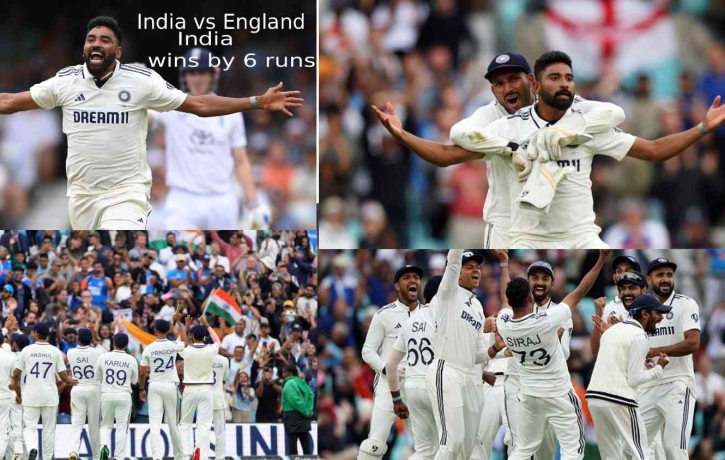 Ind vs Eng Highlights: Siraj’s 5 Wickets Seal India’s Victory