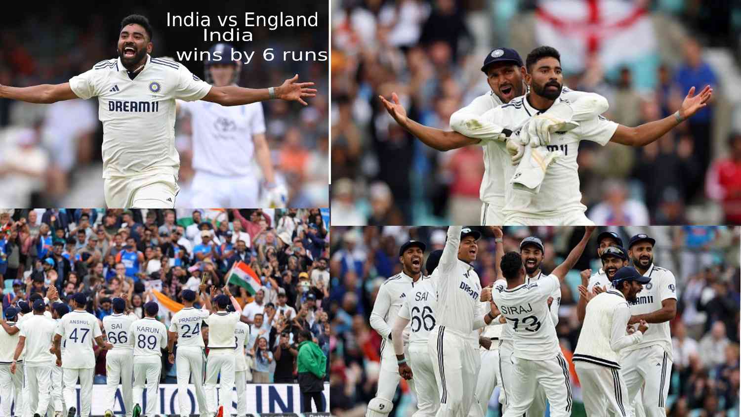Ind vs Eng Highlights: Siraj’s 5 Wickets Seal India’s Victory