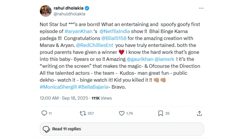 Rahul Dholakia Review