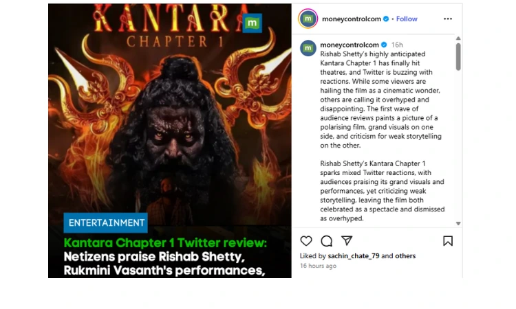 Kantara Chapter 1 Social Media Buzz