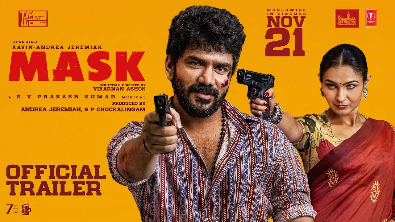 MASK Official Trailer: Kavin, Andrea J, GV Prakash Kumar | Tamil Action Thriller