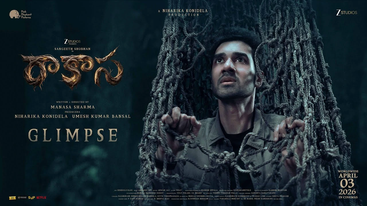 Raakaasaa Glimpse Out: Sangeeth Shobhan Leads This Epic Fantasy-Comedy Venture!