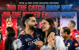 Cricket, Kisses, and Catches: Anushka Sharma and Virat Kohli Steal the Show at IPL 2026 Opener