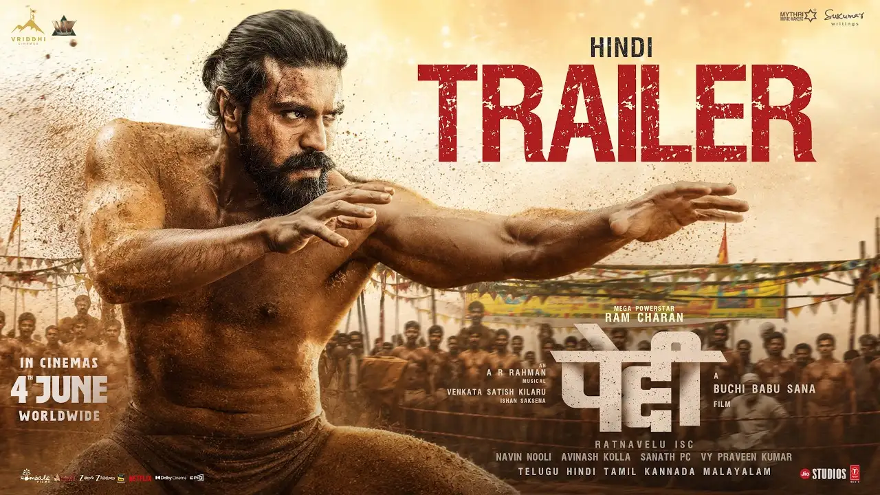 Peddi Trailer Unleashed: Ram Charan’s Raw Sports Epic Will Blow Your Mind!