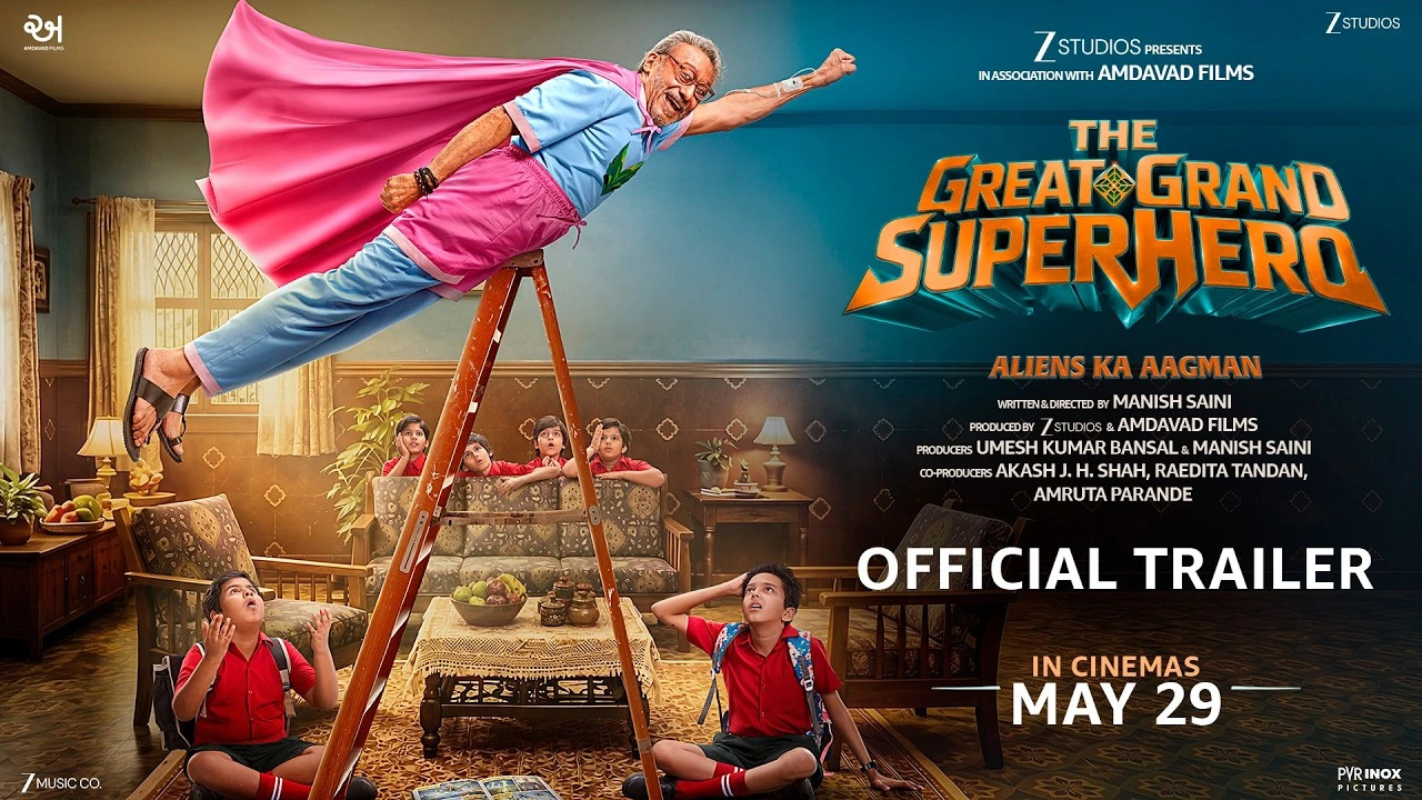 He’s Old, He’s Bold, and He’s Saving the World? The Great Grand Superhero Trailer is Here!