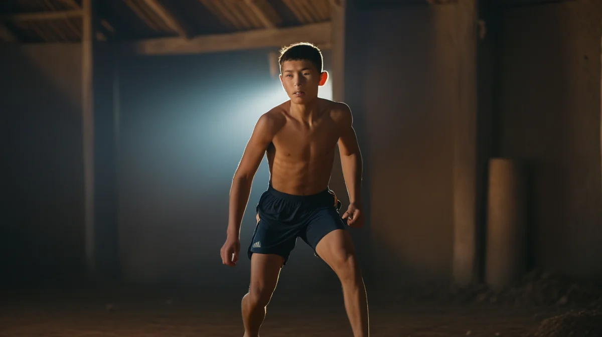 Ram Charan as Peddi, the underdog athlete in the sports drama now streaming on Netflix
