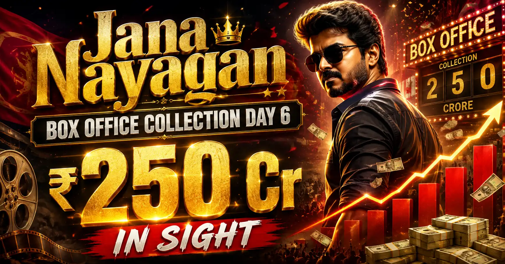 Jana Nayagan Box Office Collection Day 6: ₹250 Cr in Sight