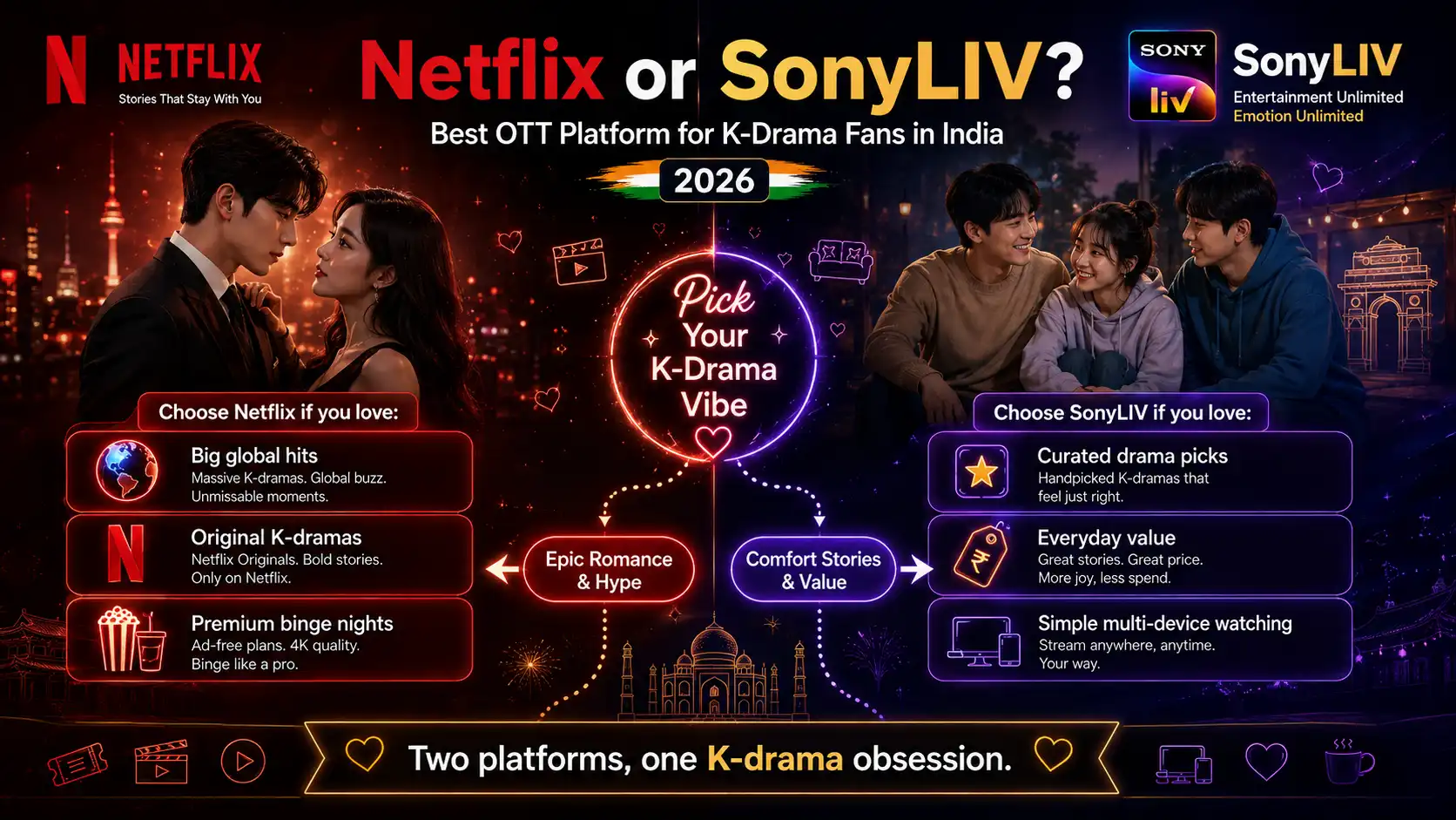 Netflix vs SonyLIV for K-drama fans India 2026 Verdict-2
