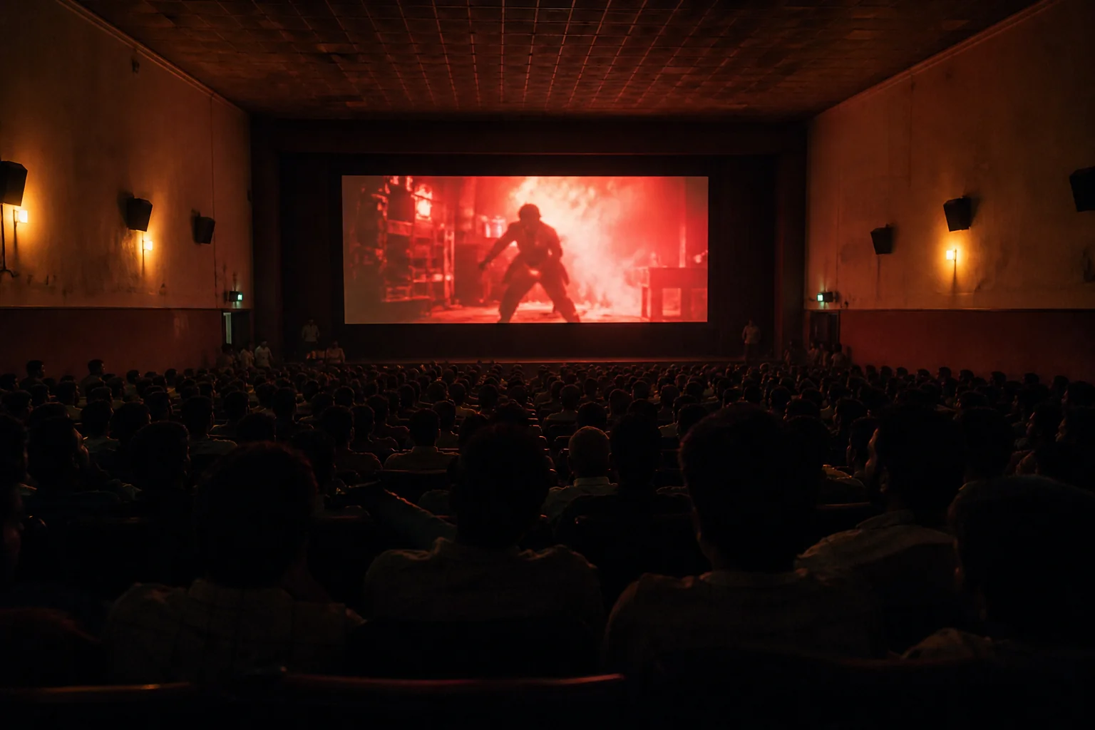 Packed Indian cinema hall ahead of Toxic's August 26 release