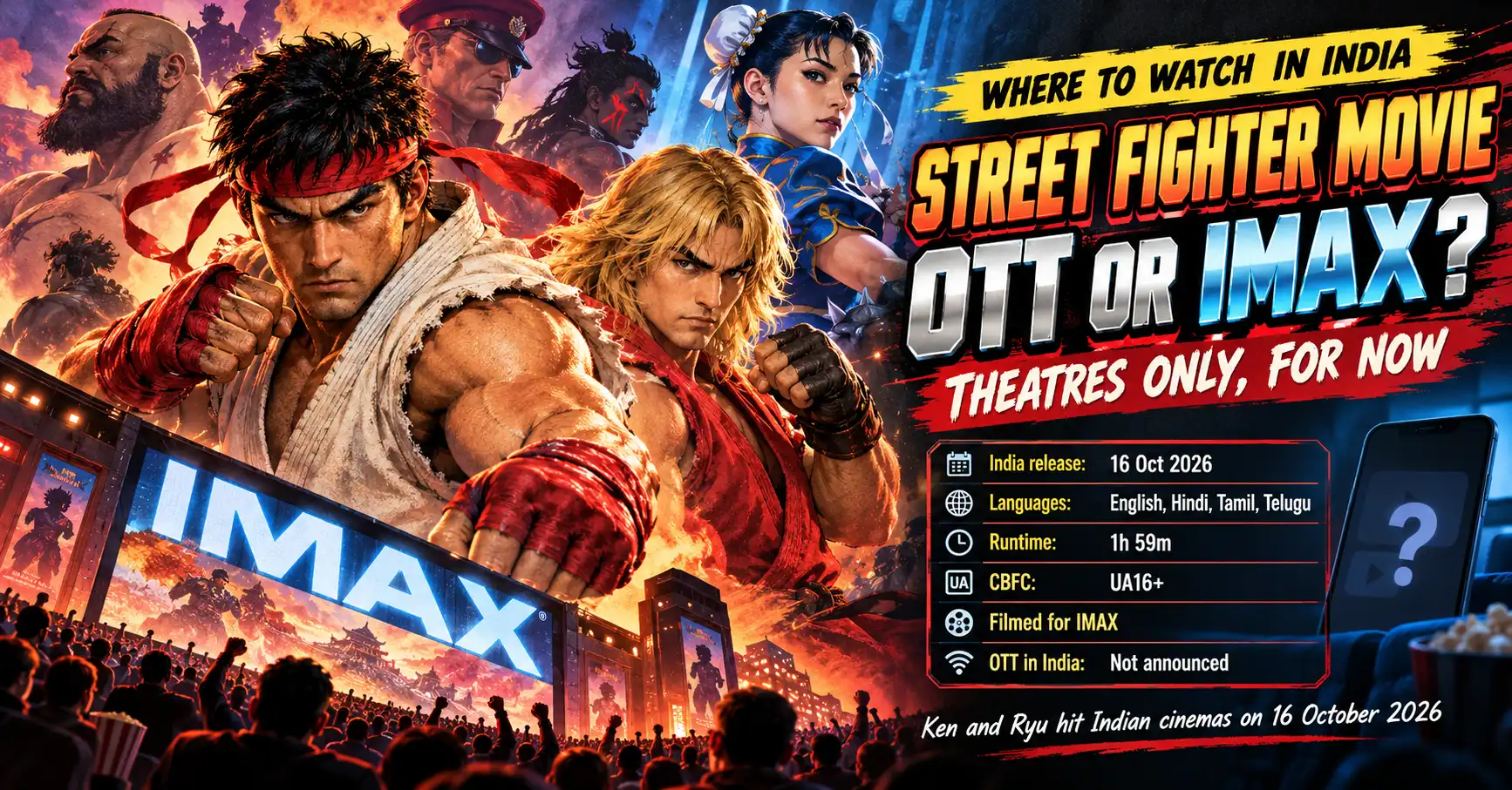 Street Fighter Movie Where to Watch in India: OTT or IMAX?